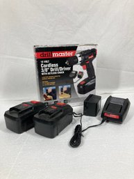 Drill Master 3/8' Cordless Drill