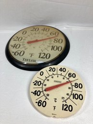 Set Of Outdoor Thermometers