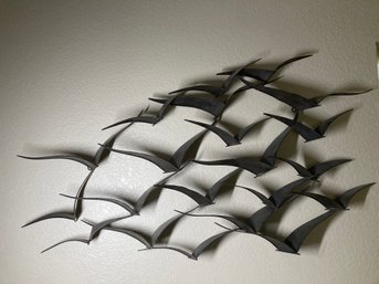 Flock Of Birds Iron Wall Sculpture