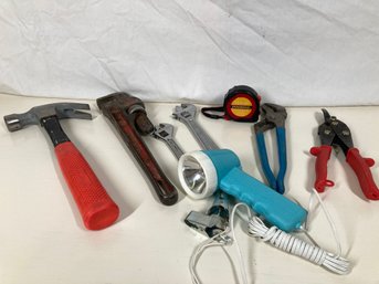 Lot Of Assorted Tools With Flashlight