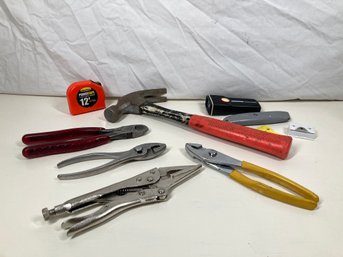 Assortment Of Tools With Box Cutter