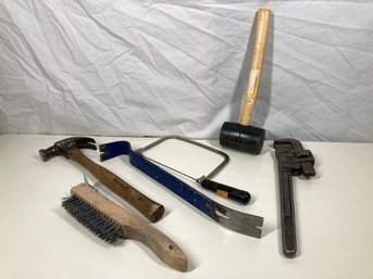 Set Of Assorted Tools With Mallet