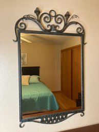 Wrought Iron Metal Mirror Frame