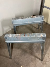 Steel Folding Sawhorses