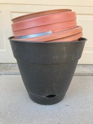 Assortment Of Plastic Gardening Pots