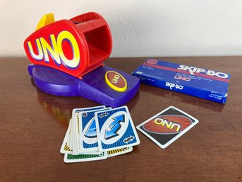 Card Game UNO & Skip-bo  (see Photo)