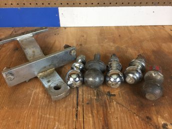 Bumper Hitch Draw -Tite  Bolt On With 5 Receiver Hitch Balls  As Shown In Photo