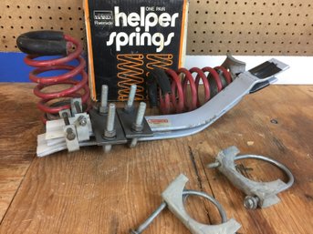 Montgomery Ward Helper Springs  1 Pair W Box  & Black And Decker Spark Plug Cleaner 12 Volt  (see Photo)