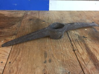 Metal Pickaxe Head   Vintage  Aprox 21'