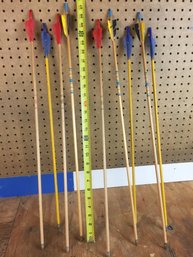 9 Arrows With Metal Tip