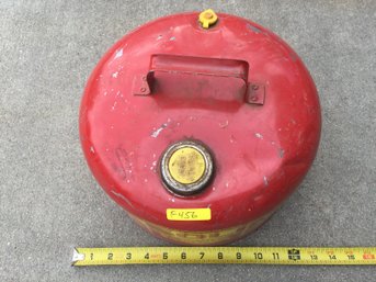 Sears Vintage 2  1/2 Gal. Red Metal Gas Can