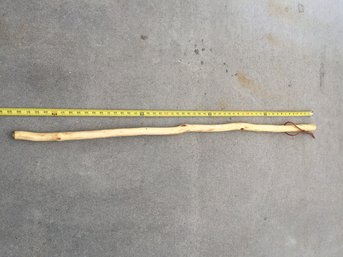 Walking Stick Hand Carved With Nylon Cord At The Top About 53 '  Folk Art