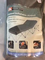 Ozark Trail Brand Framed Inflatable Elevated Air Bed In Bag