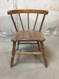 Small Doll Size Wooden Chair