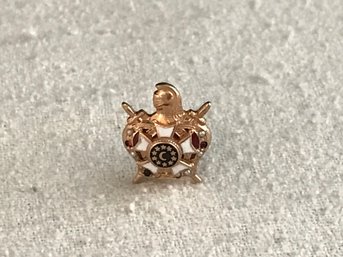 10k Vintage Masonic Pin