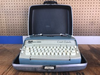 Electric Typewriter  Smith - Corona SCM  Coronet Automatic With Plastic Case