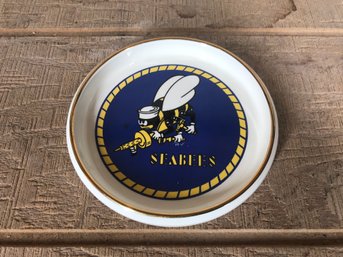 US Navy Seabee Collectable Wall Plate.   Approx. 6'  (See Photos)