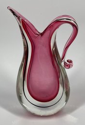 Stunning Vintage Murano Glass Pitcher