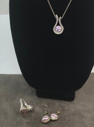 Rhinestone Snap In - Changeable Jewelry Set