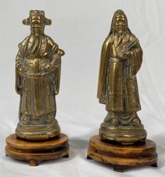 Antique Chinese Brass Statues