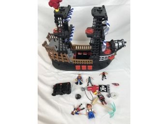 Collectible Imaginext Pirate Ship With Miscellaneous Accessories