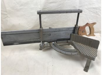 Nice, Handy, & Collectable Vintage Craftsman Brand KROMEDGE Miter Box Saw