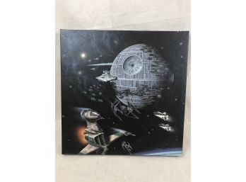 Star Wars Death Star Picture / Faux Painting