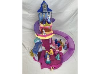 Princess Playset With Variety Of Dolls & Dresses Including Olaf, Elsa, Cinderella, Belle, Anna, & More