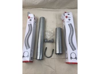 Full And Partial SURE BILT FLEXIBLE EXHAUST REPAIR KIT, One FITS 2 1/2' PIPE, Other One FITS 2 3/8' PIPE