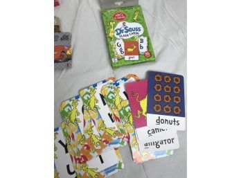 More Fun With Assorted Kids Card Games And Flash Cards Pixar Cars And Dr. Seuss Cards