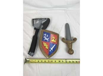 Set Of Three Toy Weapons