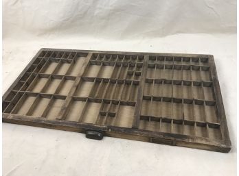 Cool Vintage Wooden Letterpress Drawer