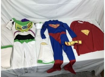 Used & Played In Kids Buzz Light-year & Superman Costume