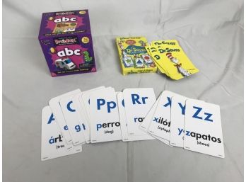 Fun Assortment Of Children's Card Games And Flash Cards