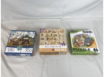 Assortment Of Three Puzzles