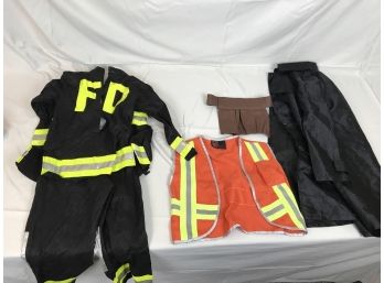 Kids Fire Fighter & Construction Worker Costumes