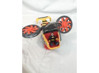 Yellow Airplane Toy With Action Figure