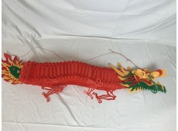 Unique Chinese Dragon Cut Out Hanging Decor- Size In Photos