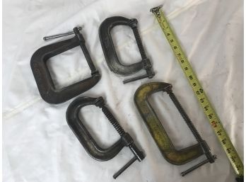 Set Of 4 C Clamps