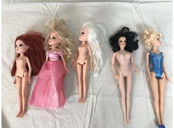 Group Of Play Dolls