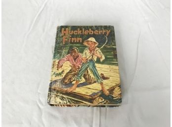 Vintage Huckleberry Finn Hard Cover Book