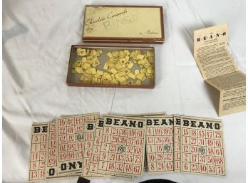 Antique Beano Game (Similar To Bingo)