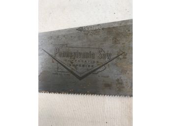 Pennsylvania Saw Corporation Brand Superior Eight Point Handsaw