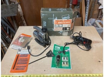 Craftsman Corded Saber Saw And Drill With Blades And Original Box