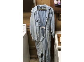 Old Coveralls With Visible Rips Size 42 R. Would Look Really Cool With Hand Done Patching