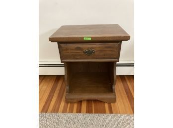 Small Wooden Nightstand With Drawer