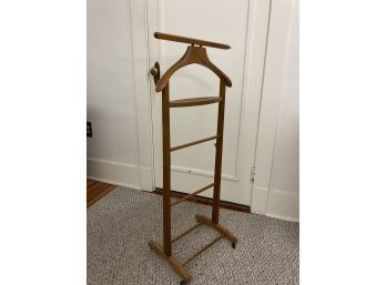 Unique Well Crafted Vintage Wooden Garment And Suit Rack