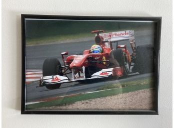 Cool Race Car Picture With Glass Frame