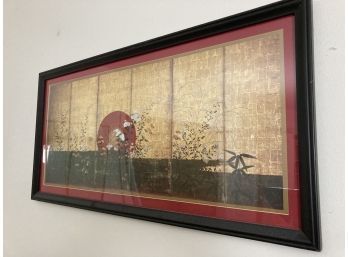 Beautiful Vintage Asian Landscape Print