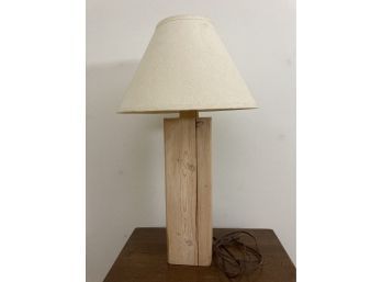 Wood Plank Home Crafted Lamp